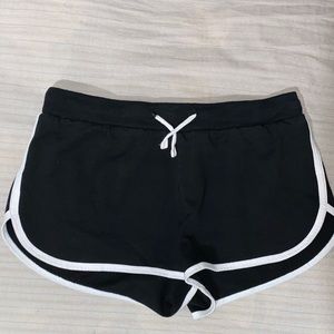 Black dolphin shorts